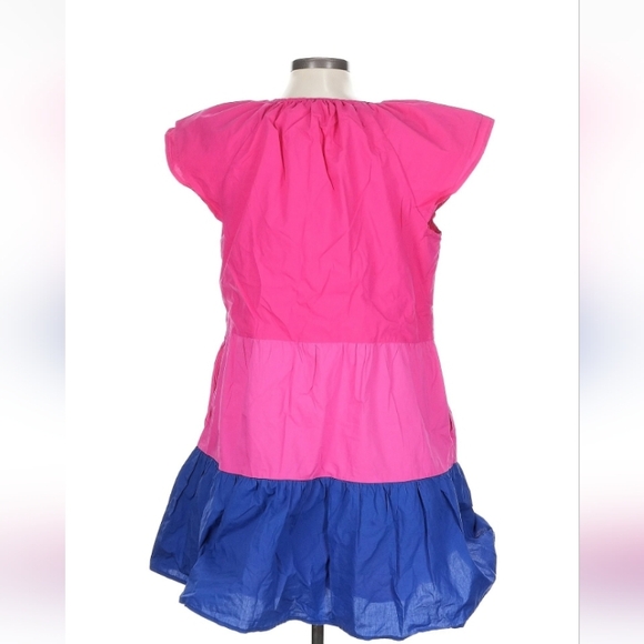 Greylin Pink Purple Colorblock Dress L Anthropologie Style - Picture 3 of 12